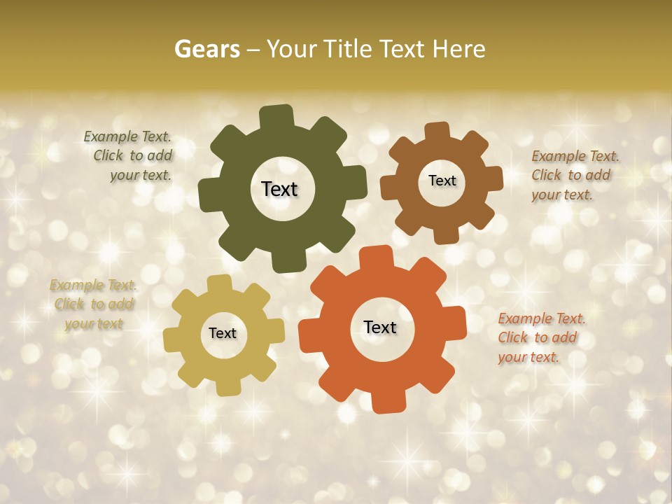 Winter Sepia Gleam PowerPoint Template