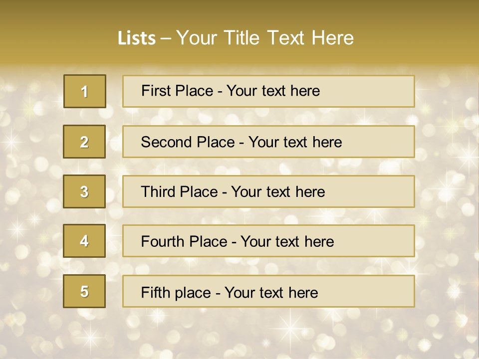 Winter Sepia Gleam PowerPoint Template