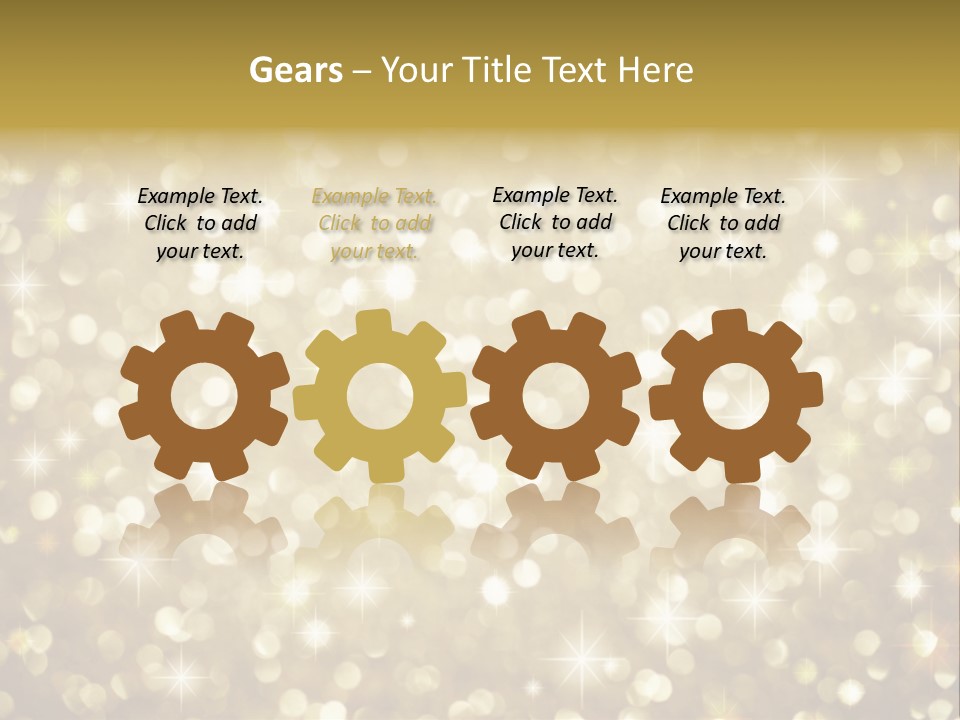 Winter Sepia Gleam PowerPoint Template