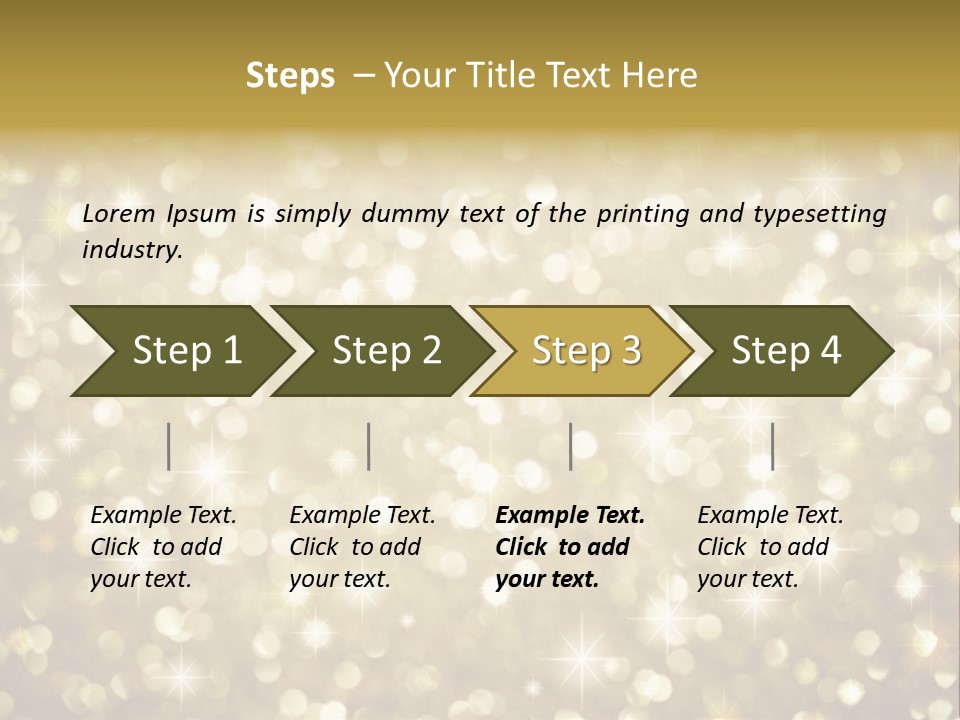 Winter Sepia Gleam PowerPoint Template