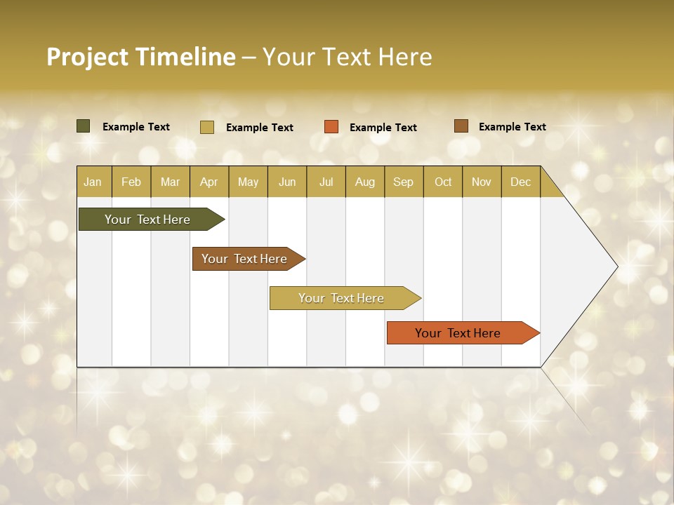 Winter Sepia Gleam PowerPoint Template