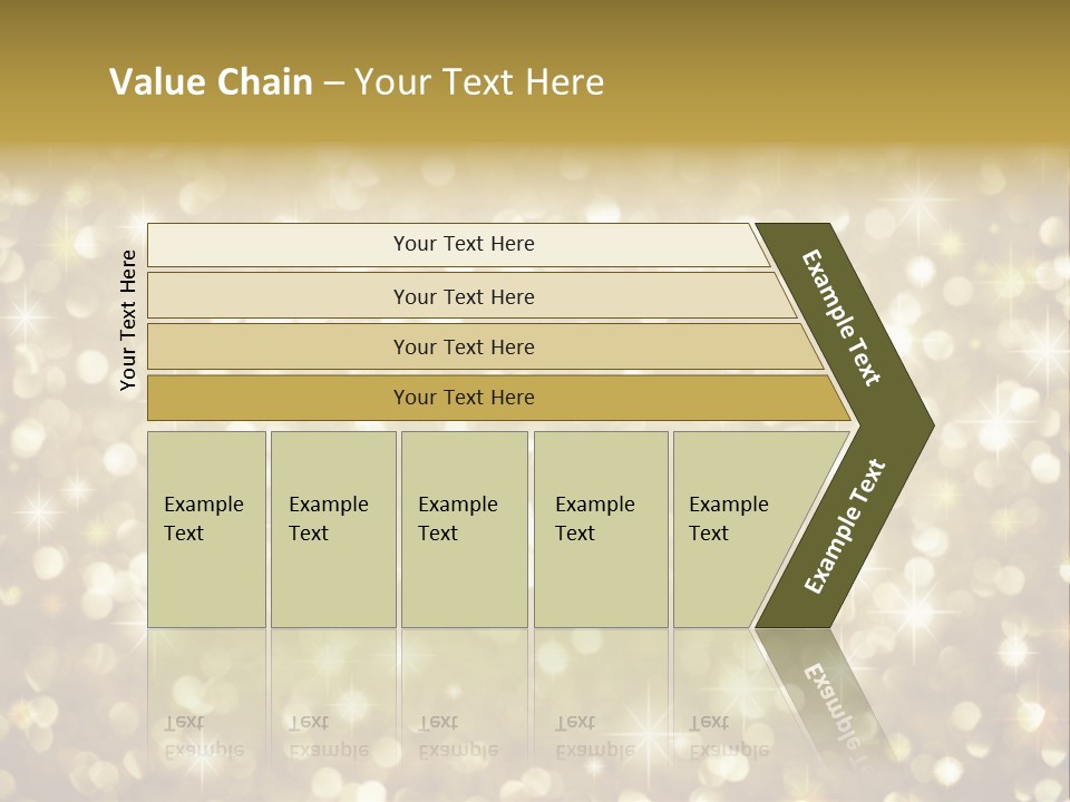Winter Sepia Gleam PowerPoint Template