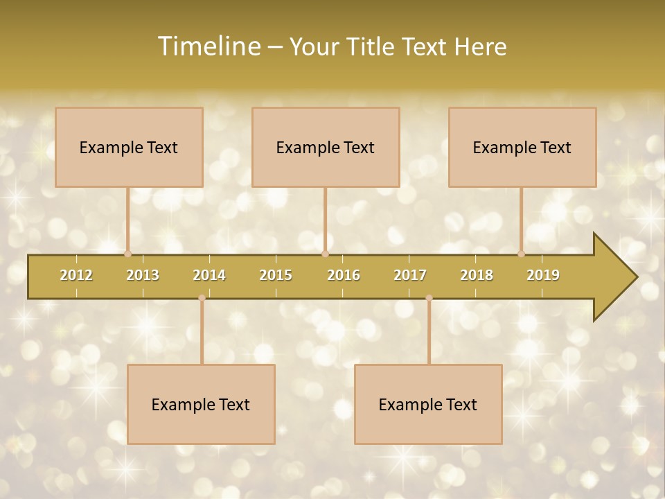 Winter Sepia Gleam PowerPoint Template