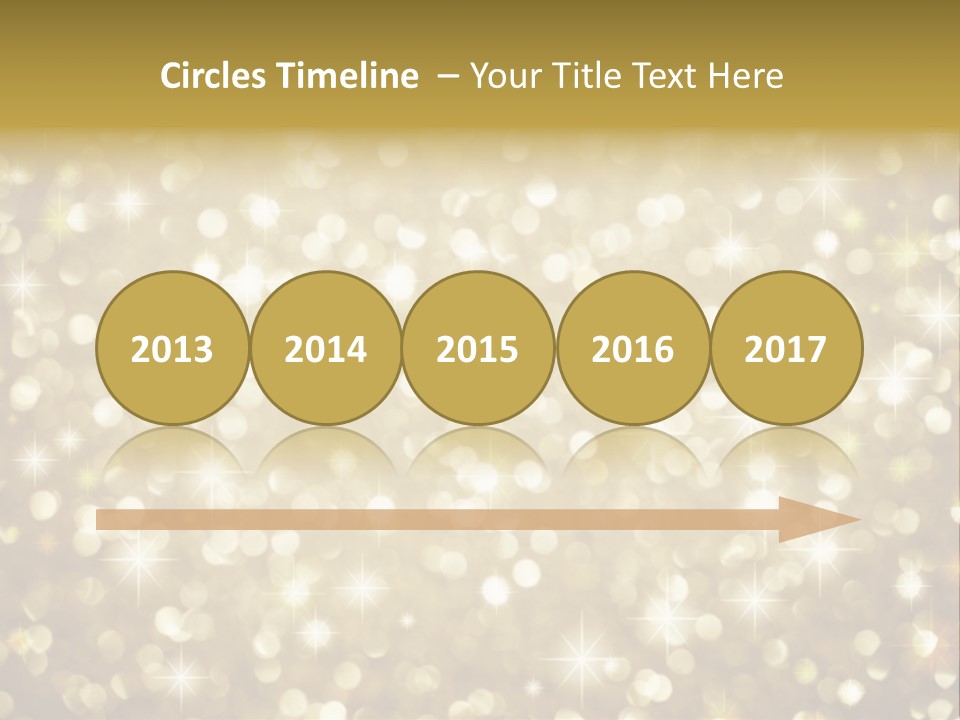 Winter Sepia Gleam PowerPoint Template