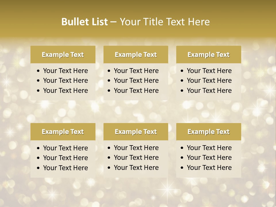 Winter Sepia Gleam PowerPoint Template