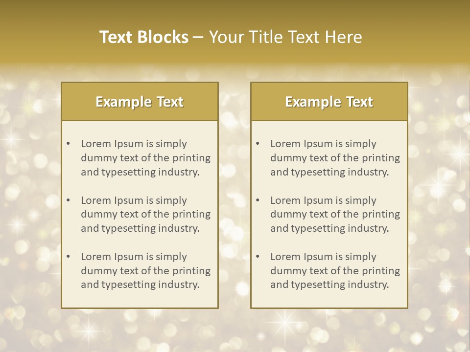 Winter Sepia Gleam PowerPoint Template