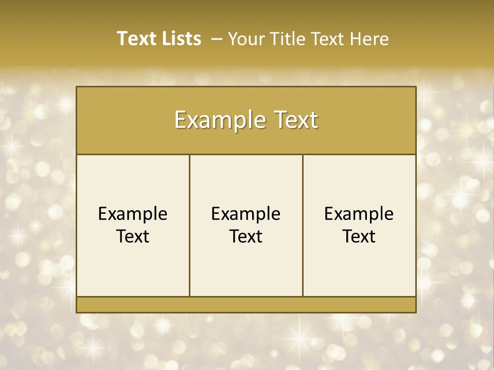 Winter Sepia Gleam PowerPoint Template