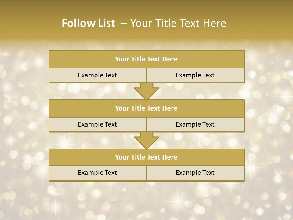 Winter Sepia Gleam PowerPoint Template