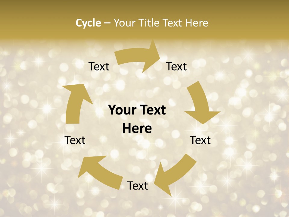 Winter Sepia Gleam PowerPoint Template