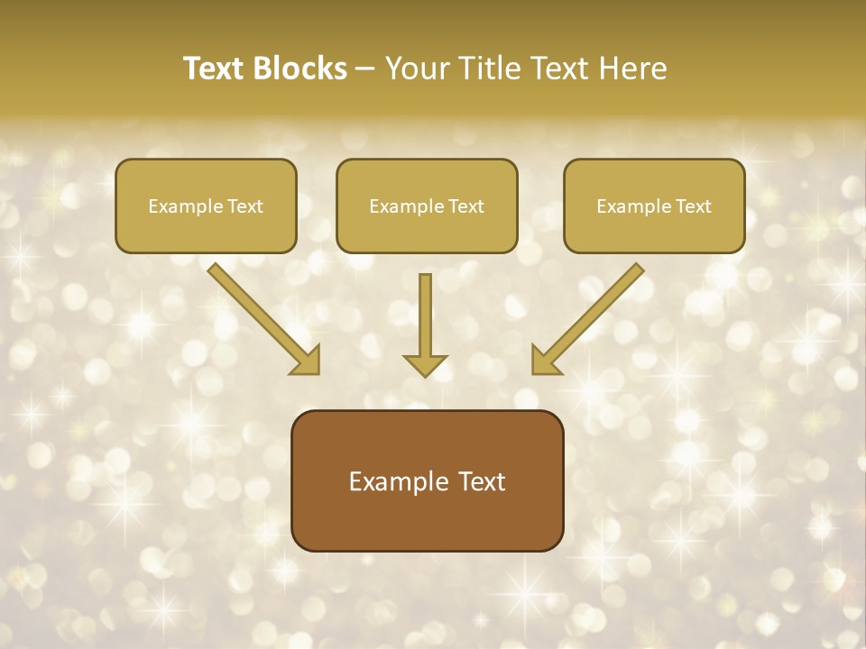 Winter Sepia Gleam PowerPoint Template