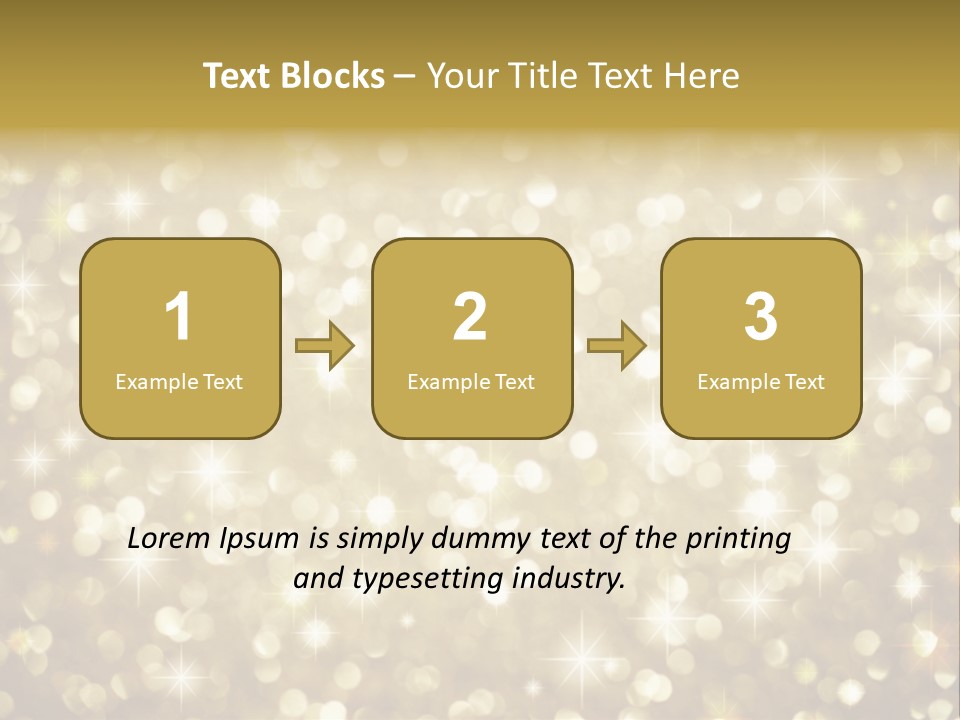 Winter Sepia Gleam PowerPoint Template