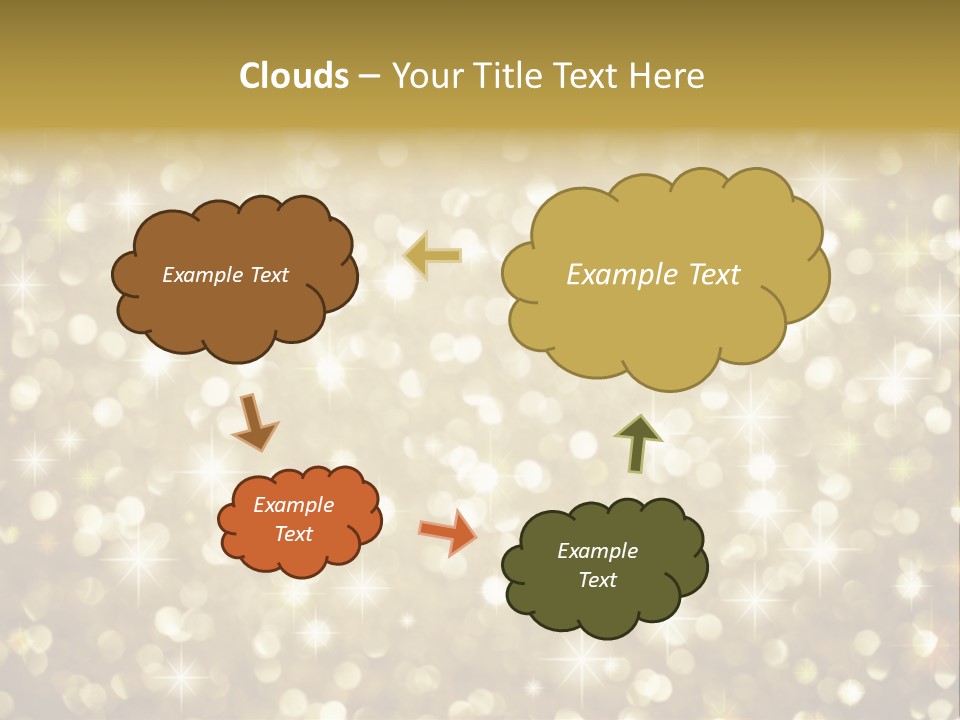 Winter Sepia Gleam PowerPoint Template