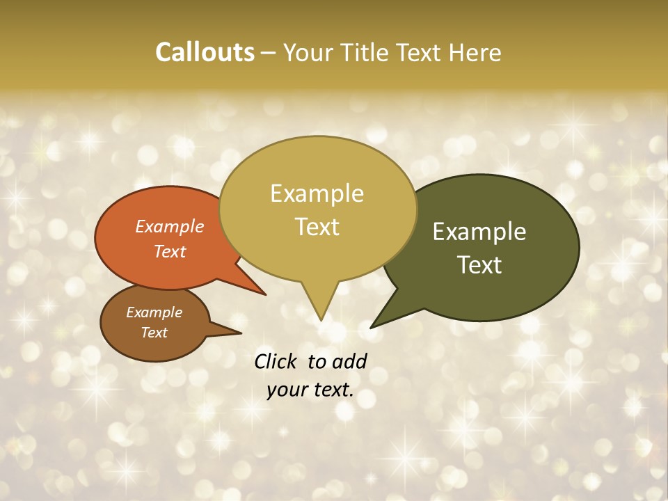 Winter Sepia Gleam PowerPoint Template