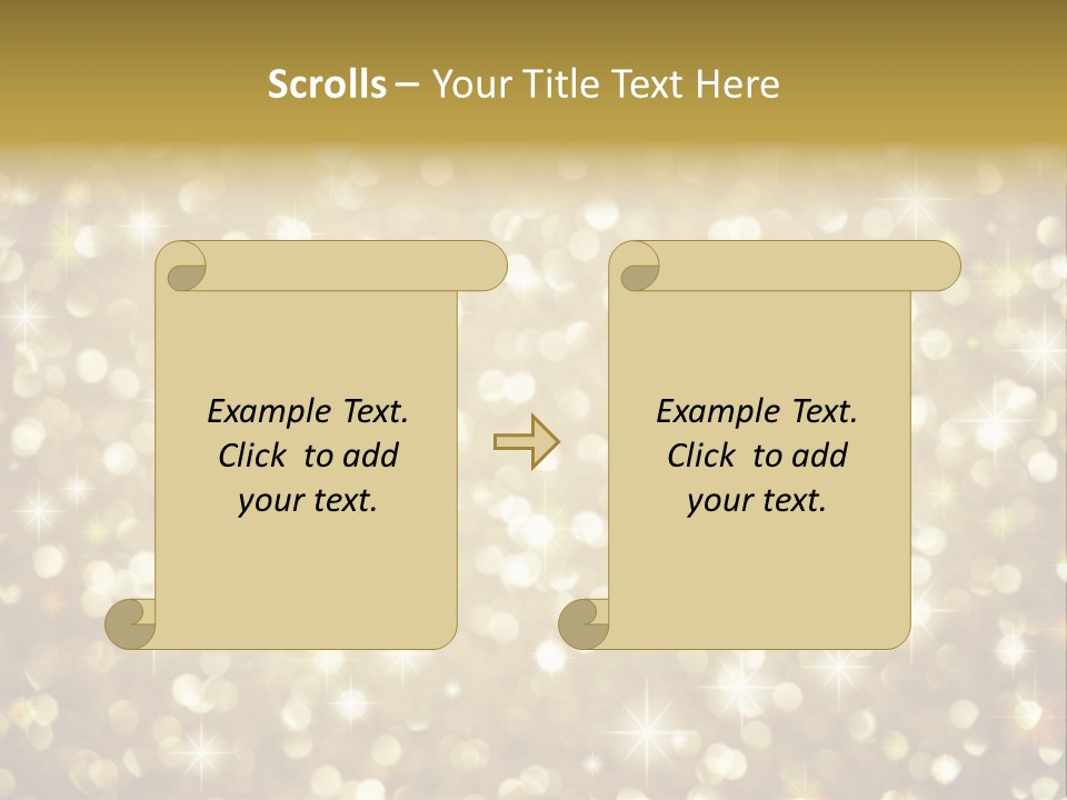 Winter Sepia Gleam PowerPoint Template