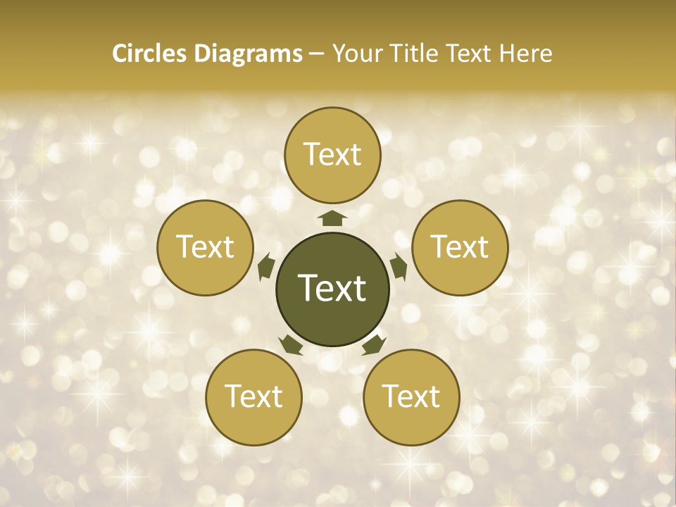 Winter Sepia Gleam PowerPoint Template