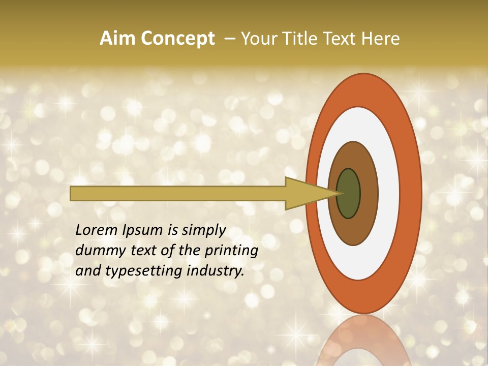 Winter Sepia Gleam PowerPoint Template