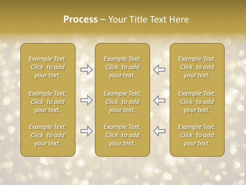 Winter Sepia Gleam PowerPoint Template