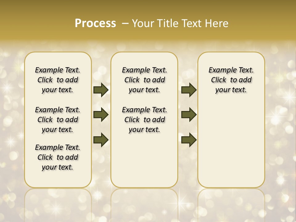 Winter Sepia Gleam PowerPoint Template