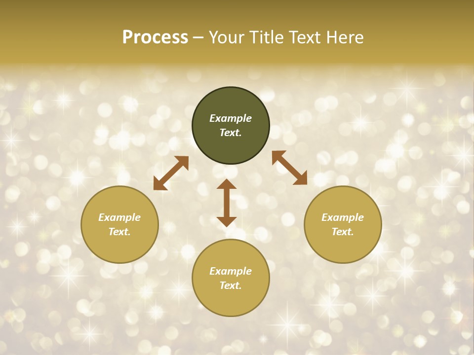 Winter Sepia Gleam PowerPoint Template