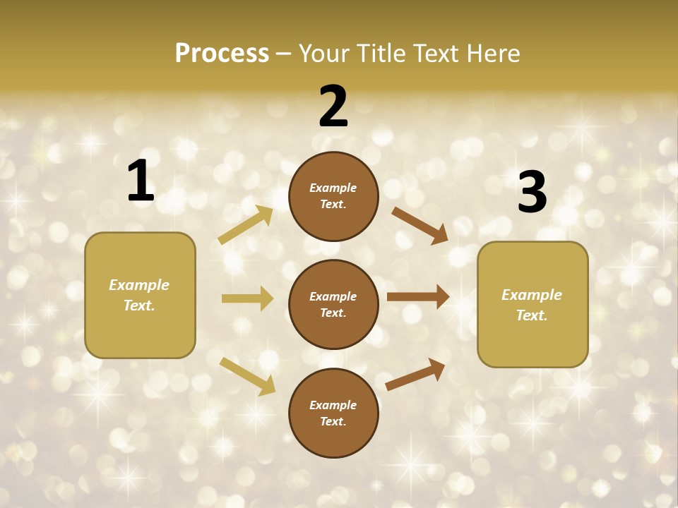 Winter Sepia Gleam PowerPoint Template