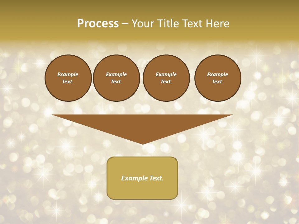 Winter Sepia Gleam PowerPoint Template