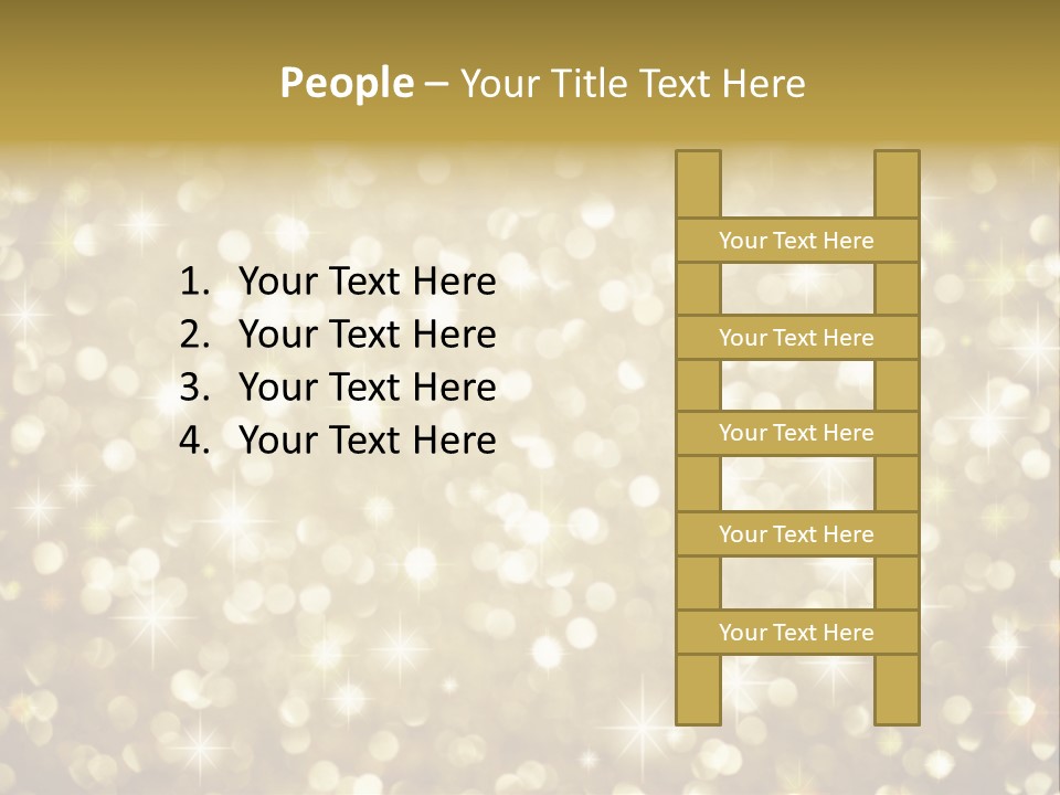 Winter Sepia Gleam PowerPoint Template