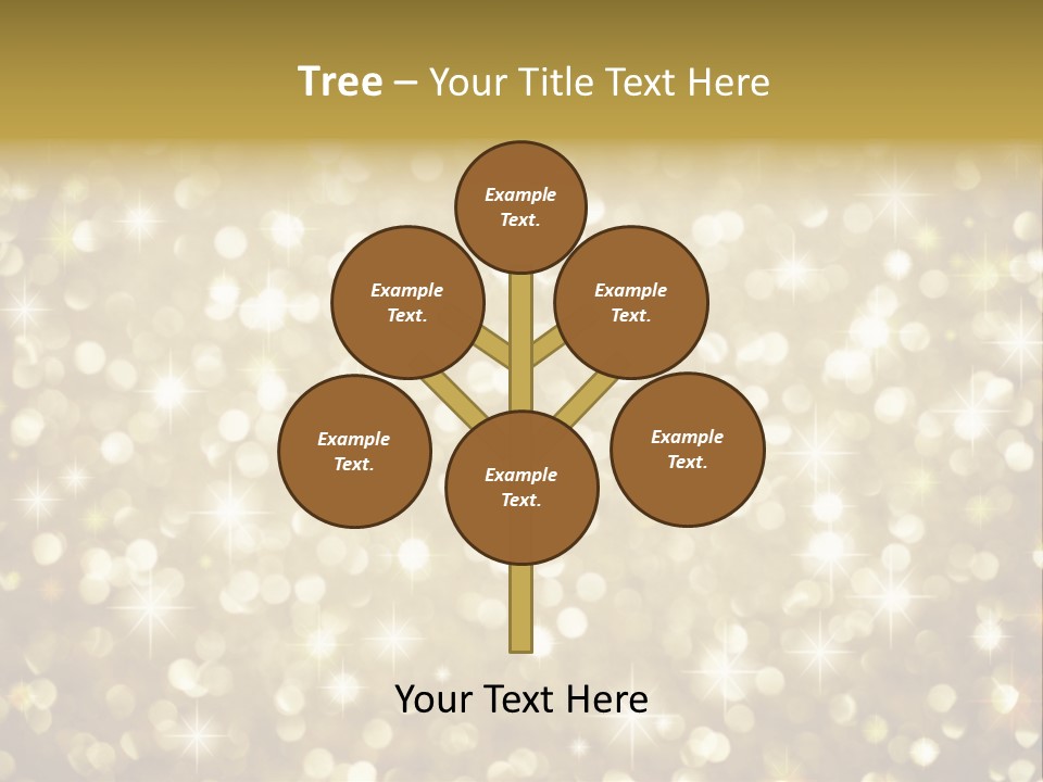 Winter Sepia Gleam PowerPoint Template