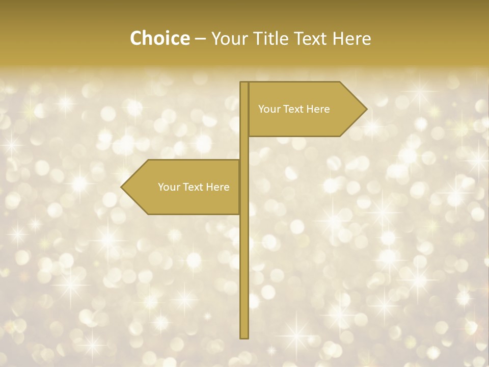 Winter Sepia Gleam PowerPoint Template