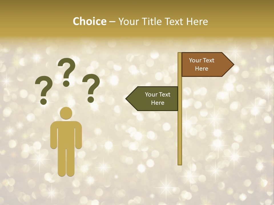 Winter Sepia Gleam PowerPoint Template