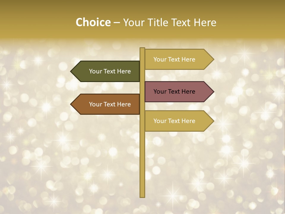 Winter Sepia Gleam PowerPoint Template