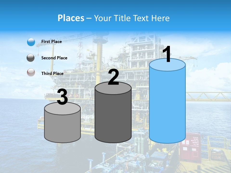 Sea Environment Rigs PowerPoint Template