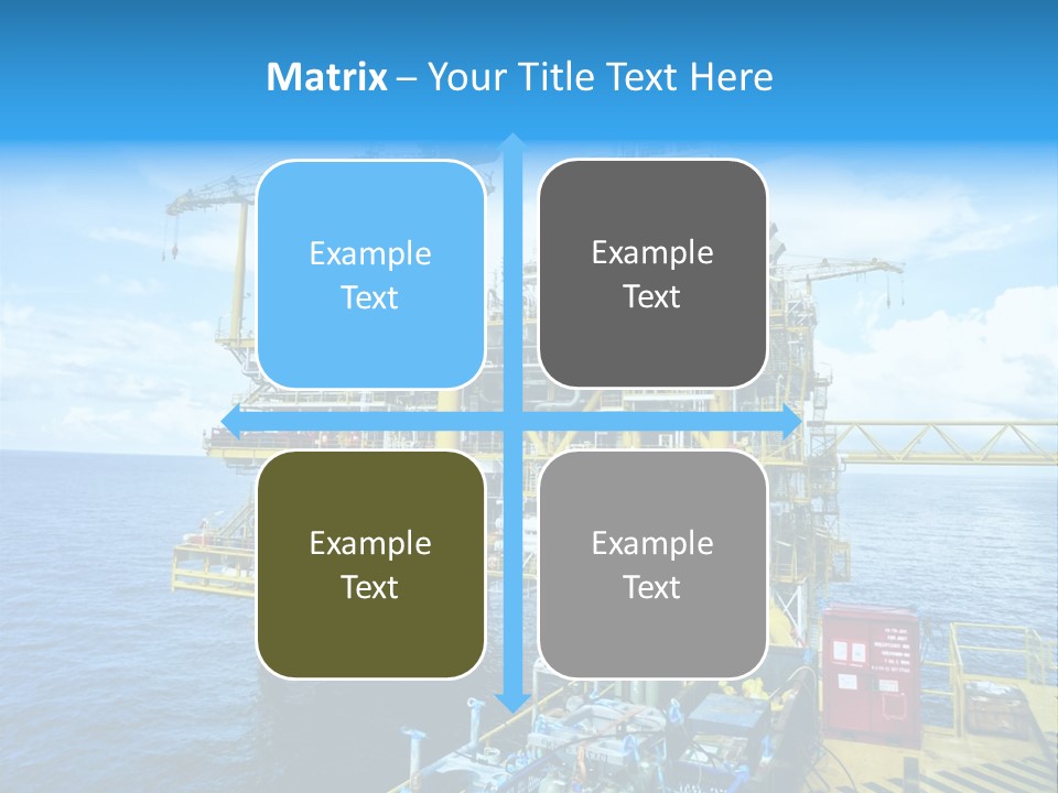 Sea Environment Rigs PowerPoint Template