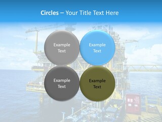 Sea Environment Rigs PowerPoint Template