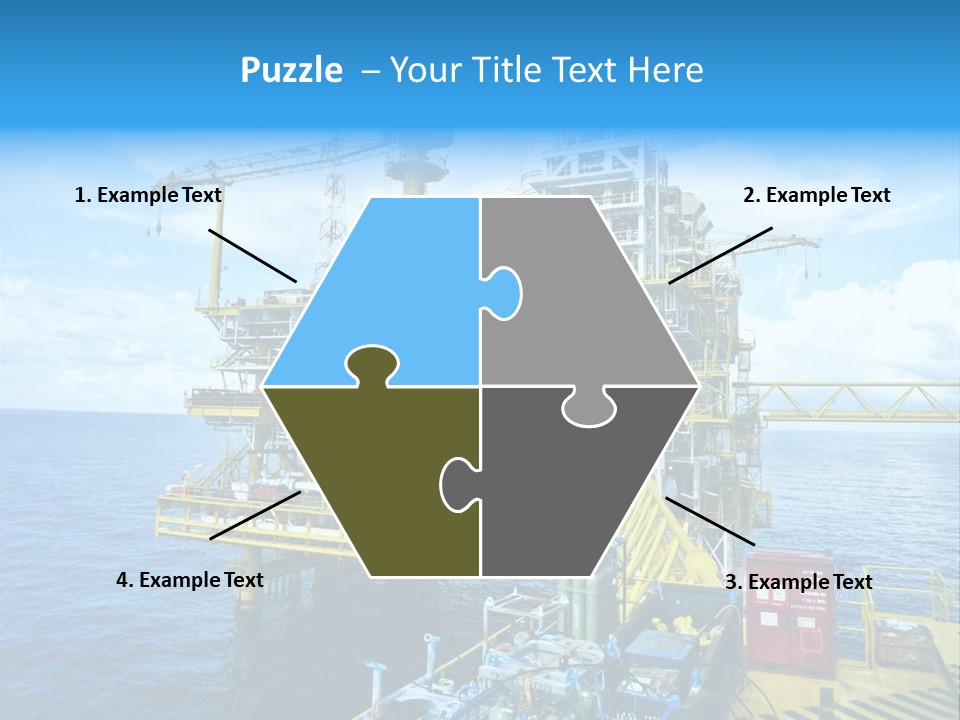 Sea Environment Rigs PowerPoint Template