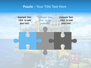 Sea Environment Rigs PowerPoint Template