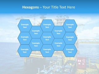 Sea Environment Rigs PowerPoint Template