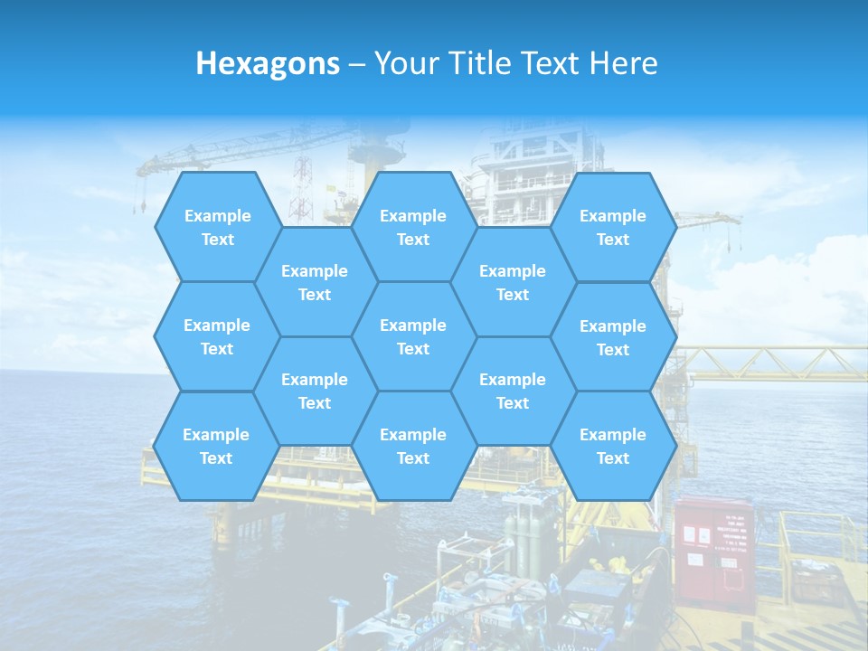Sea Environment Rigs PowerPoint Template