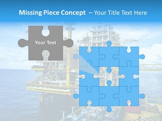 Sea Environment Rigs PowerPoint Template