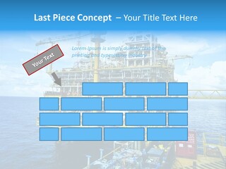 Sea Environment Rigs PowerPoint Template