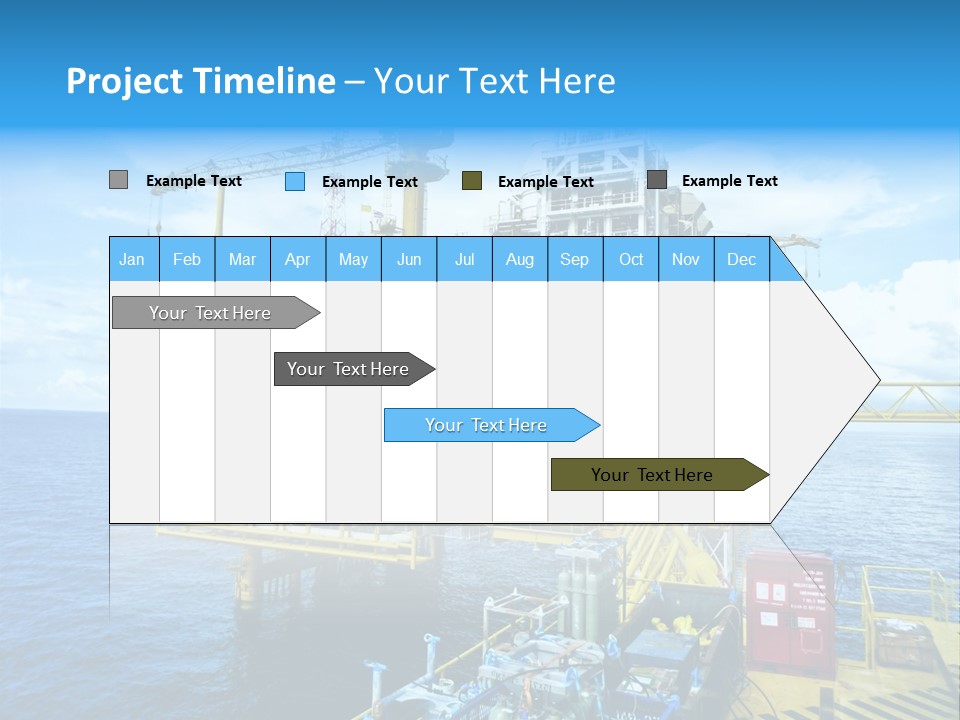 Sea Environment Rigs PowerPoint Template