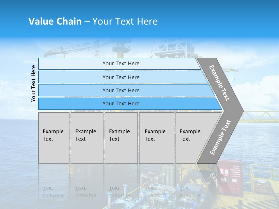 Sea Environment Rigs PowerPoint Template