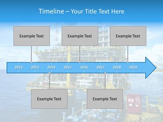 Sea Environment Rigs PowerPoint Template