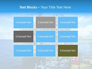 Sea Environment Rigs PowerPoint Template