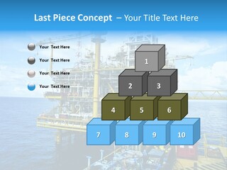 Sea Environment Rigs PowerPoint Template