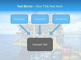 Sea Environment Rigs PowerPoint Template