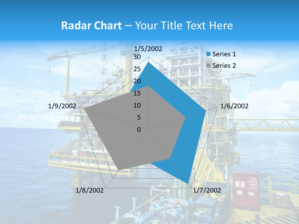 Sea Environment Rigs PowerPoint Template