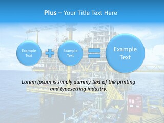 Sea Environment Rigs PowerPoint Template