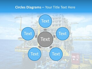 Sea Environment Rigs PowerPoint Template