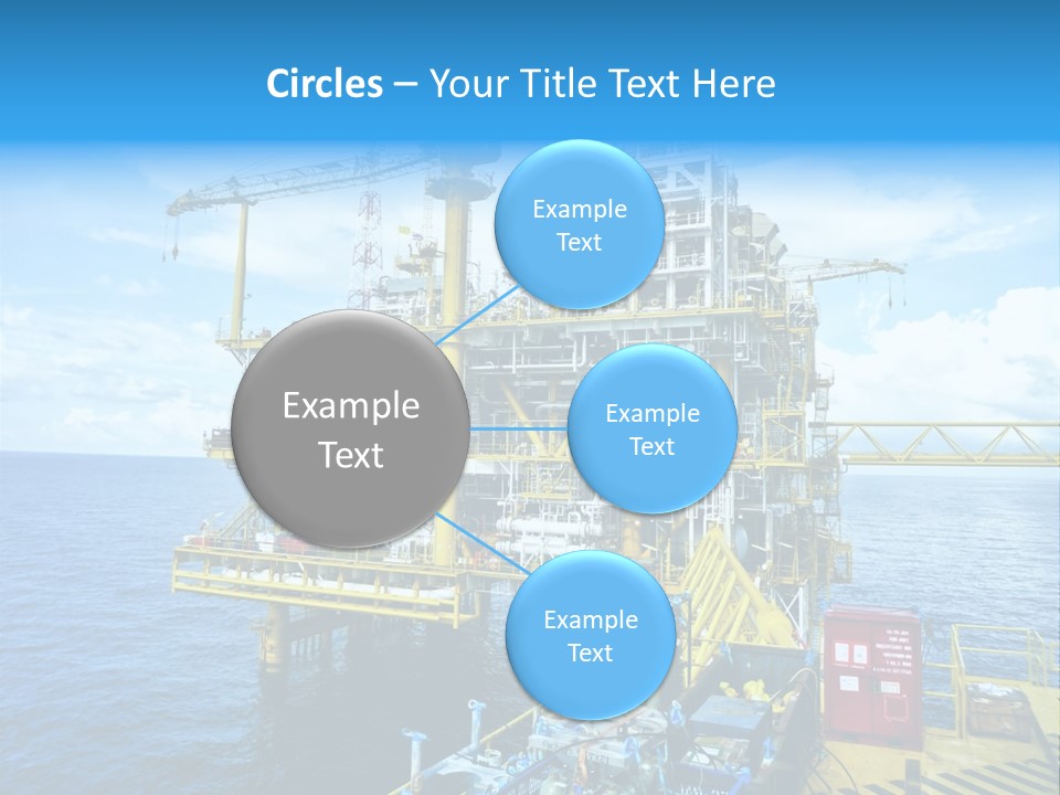 Sea Environment Rigs PowerPoint Template