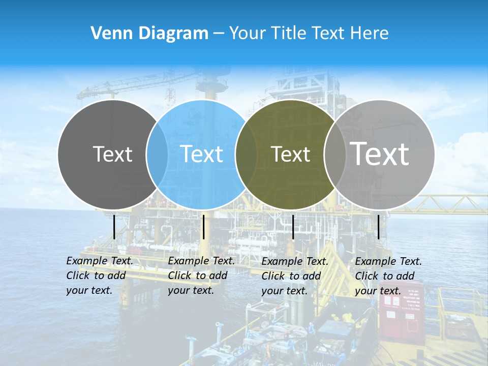Sea Environment Rigs PowerPoint Template